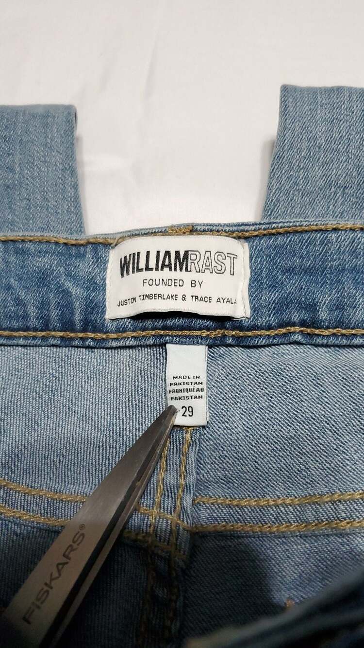 William Rast Highrise Slim Straight Jeans Light Wash Size 29 - Picture 2 of 7
